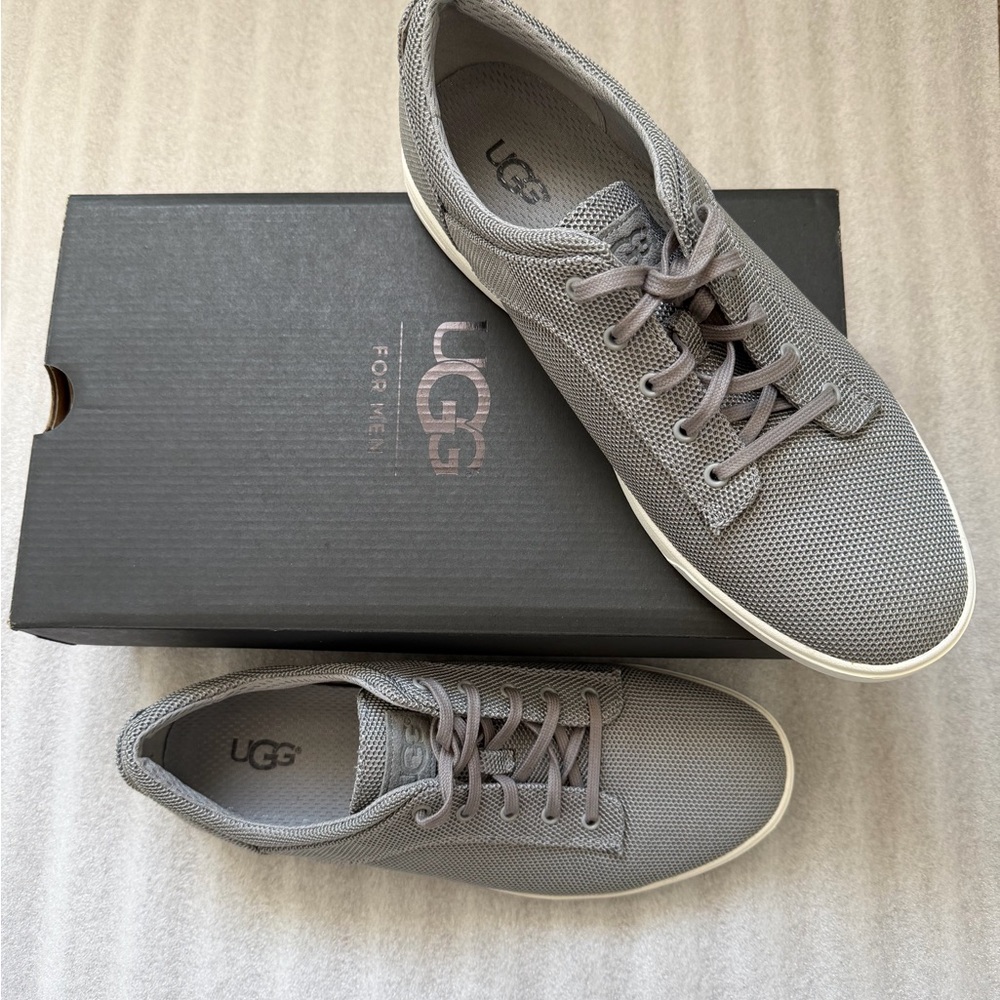 UGG Bueller Hyperweave Men's Grey Sneakers - Picture 4 of 9